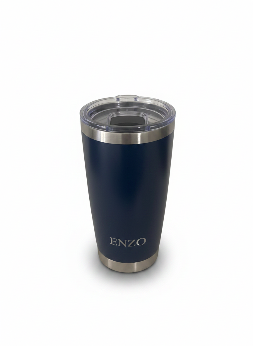 Navy Blue Coffee Tumbler